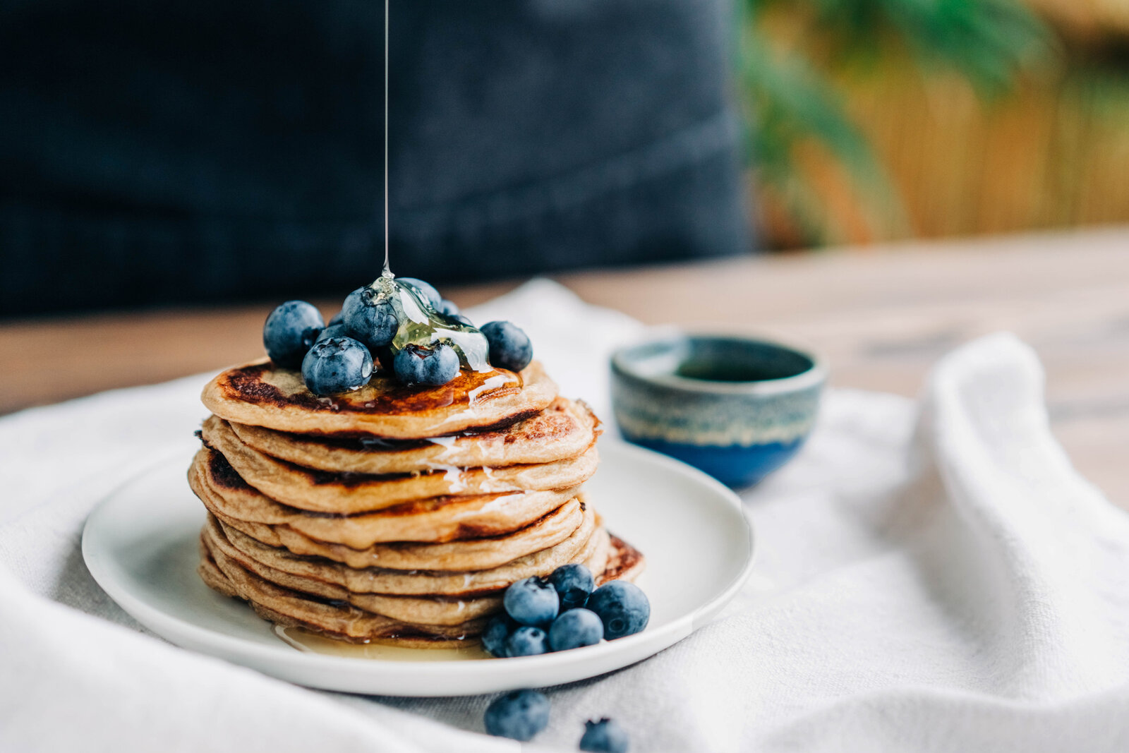 Schnelle Pfannkuchen aus der Heißluftfritteuse Frühstück in Rekordzeit!